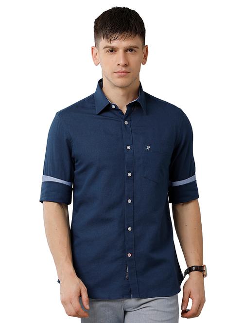 mens solid casual shirt - 19436530 - Very Small Image - 1
