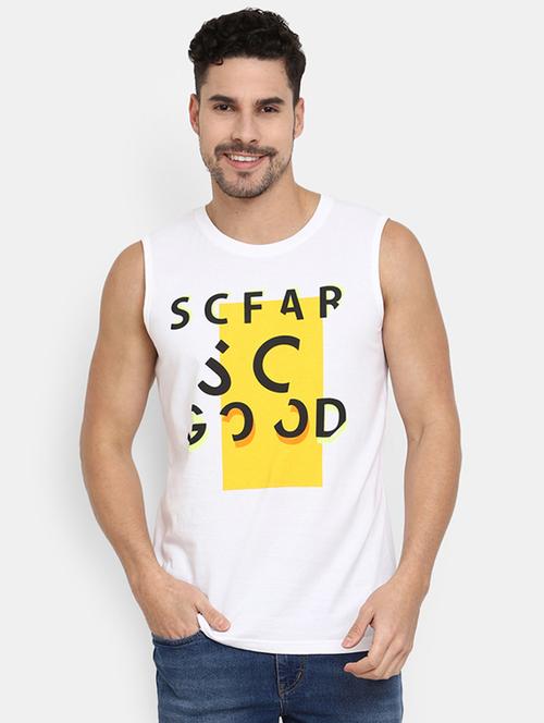 round neck printed vest - 19436946 - Very Small Image - 1