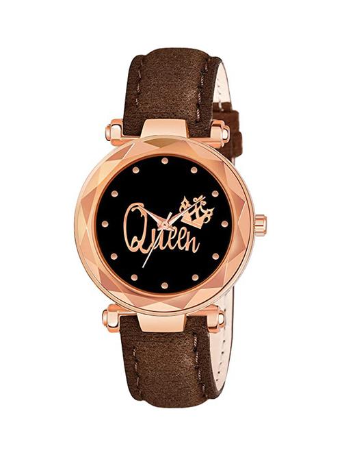 brown leatherette watch - 19439850 - Very Small Image - 1