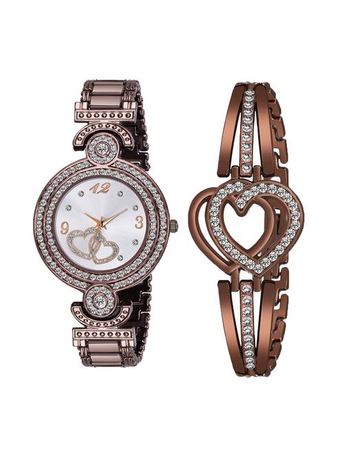 girls silicon watch & bracelet combo - 19440645 - Very Small Image - 1