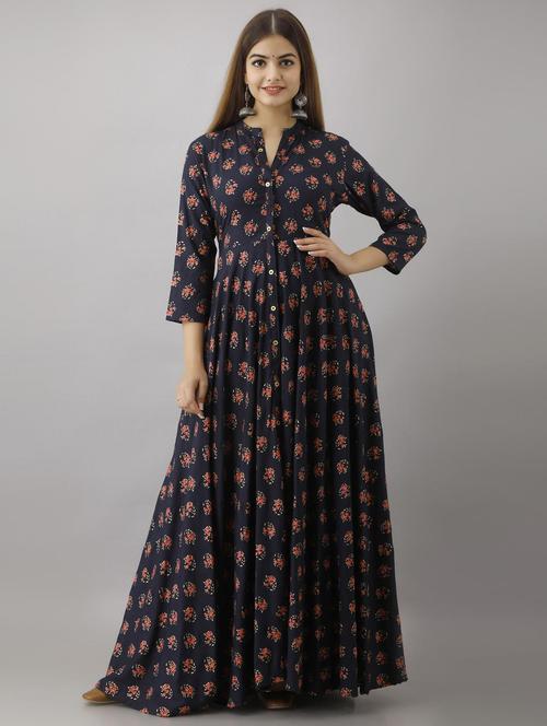 women's anarkali kurta - 19440748 - Very Small Image - 1
