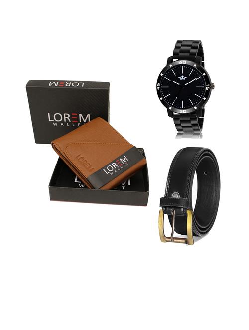 belt, wallet & watch gift combo - 19445831 - Very Small Image - 1