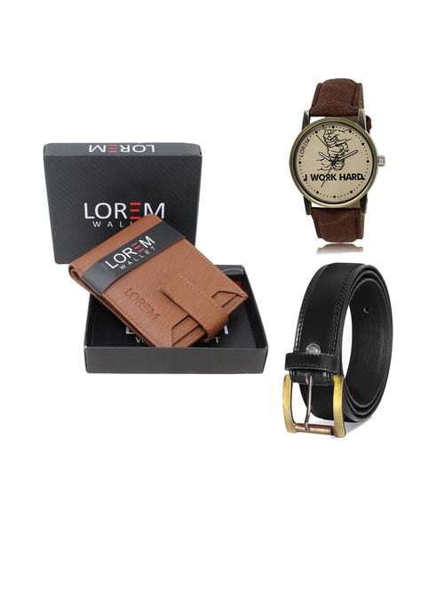 belt, wallet & watch gift combo - 19446694 - Very Small Image - 1