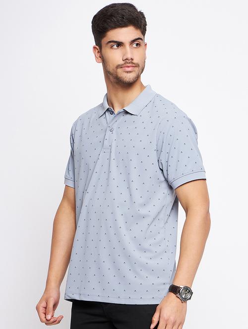 printed cotton polo t-shirt - 19454044 - Very Small Image - 1