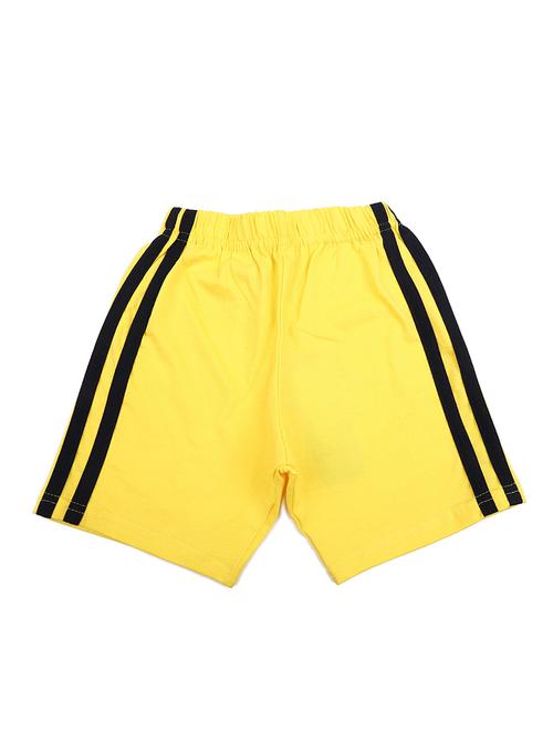 yellow cotton stripes shorts - 19455119 - Very Small Image - 1