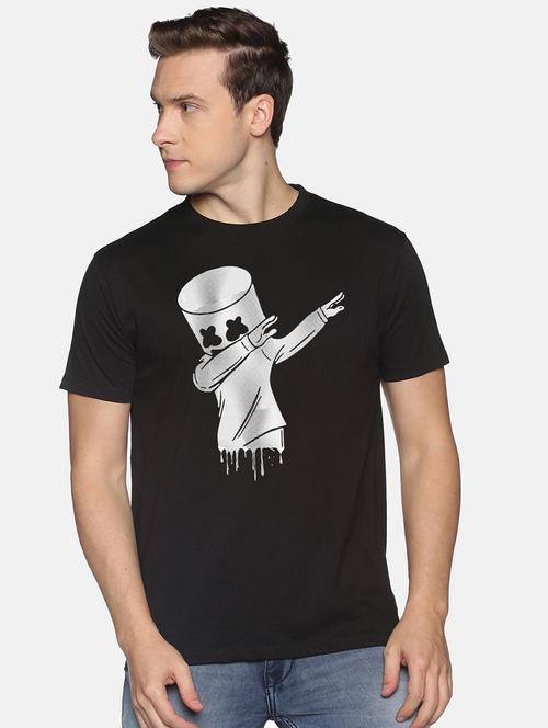 round neck printed regular t-shirt - 19465071 - Very Small Image - 1