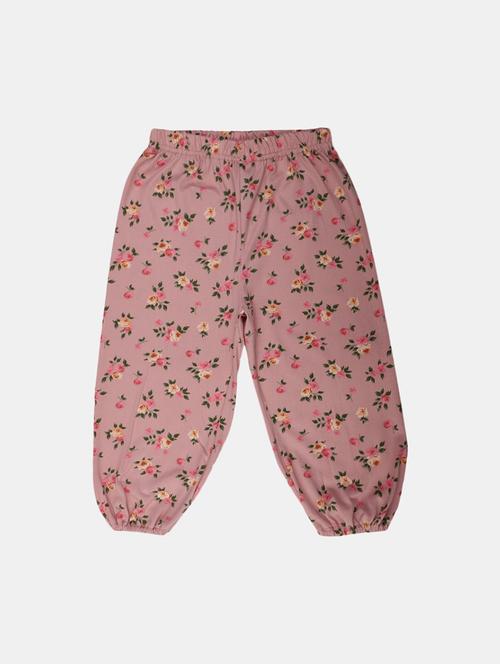 pink printed cotton jogger - 19470658 - Very Small Image - 1