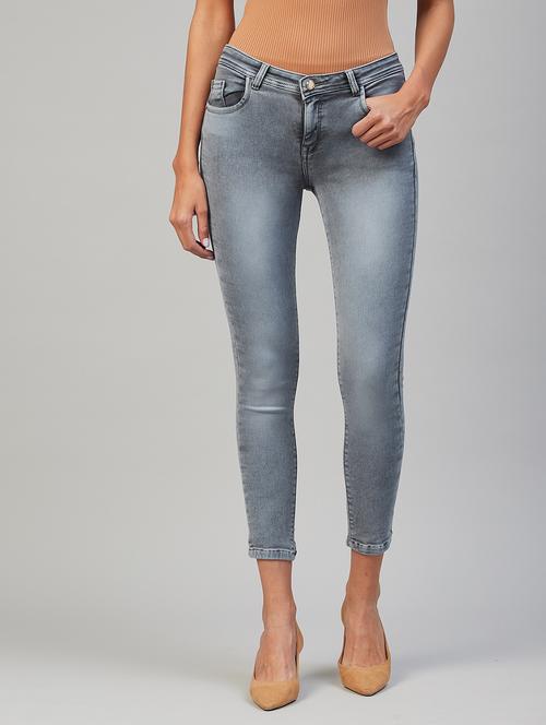 women washed high rise jeggings - 19471065 - Very Small Image - 1