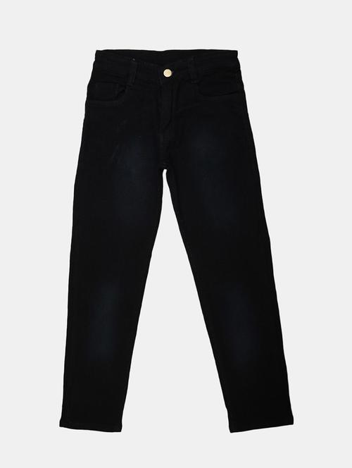 solid black washed detailed denim jeans - 19472050 - Very Small Image - 1