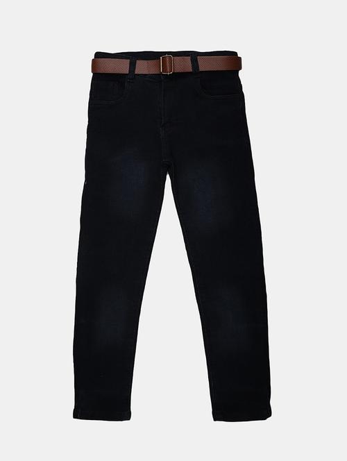 boy's plain slim fit jeans - 19472054 - Very Small Image - 1