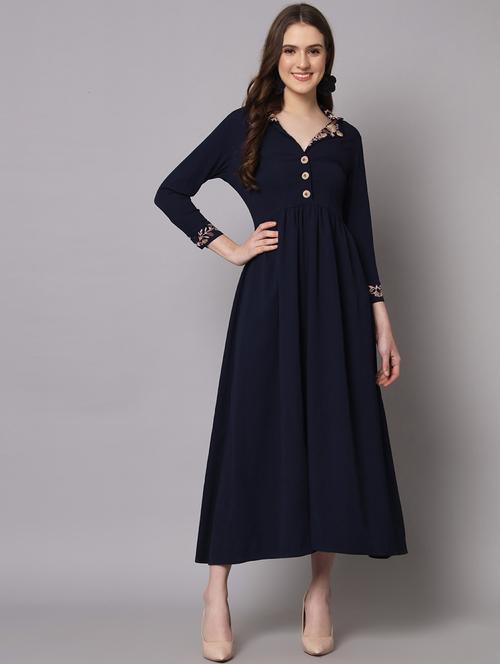 women's fit & flare midi dress - 19472100 - Very Small Image - 1