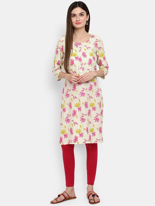 women's straight kurta - 19472147 - Very Small Image - 1