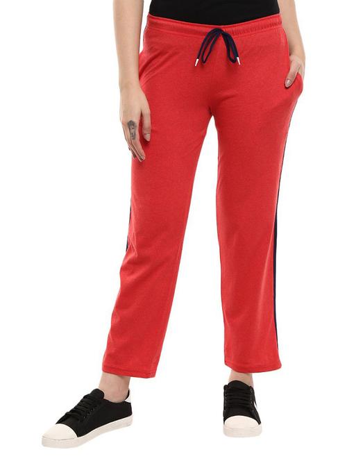 mid rise solid track pant - 19472735 - Very Small Image - 1