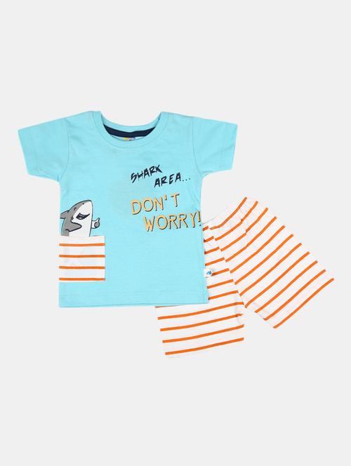 Boys Printed Shorts Set - 19474157 - Very Small Image - 1