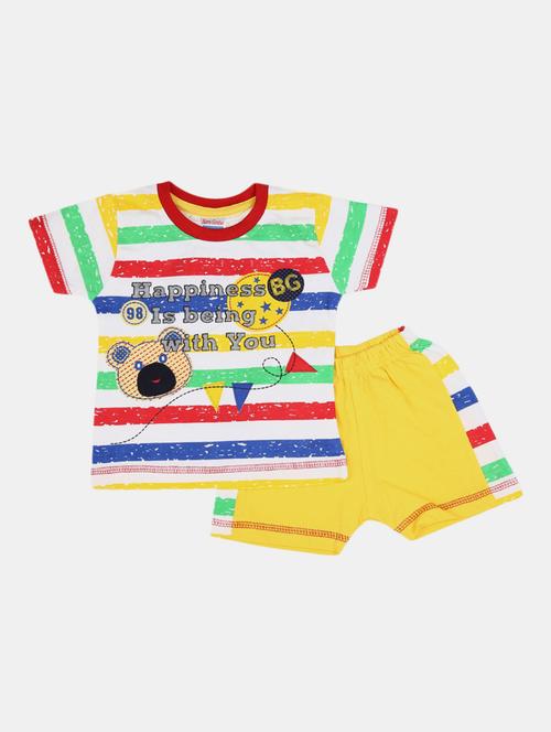 Boys Printed Shorts Set - 19474216 - Very Small Image - 1