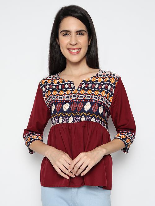 red self design top - 19474515 - Very Small Image - 1