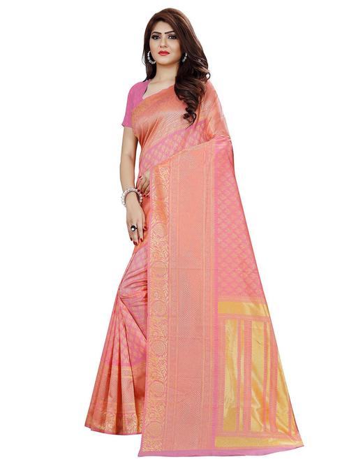 women's self design dark green colored saree with blouse - 19475502 - Very Small Image - 1