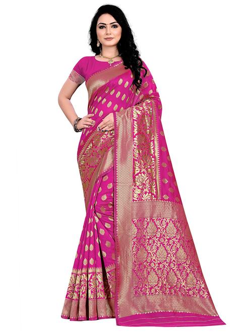 women's banarasi saree - 19475737 - Very Small Image - 1