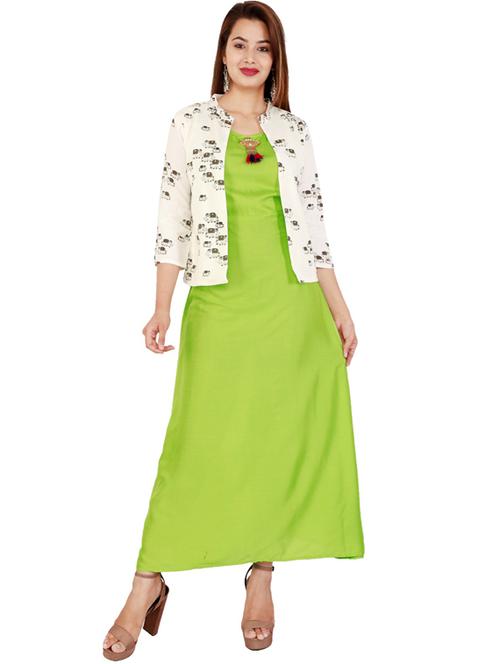 women's kurta with jacket kurta - 19476628 - Very Small Image - 1