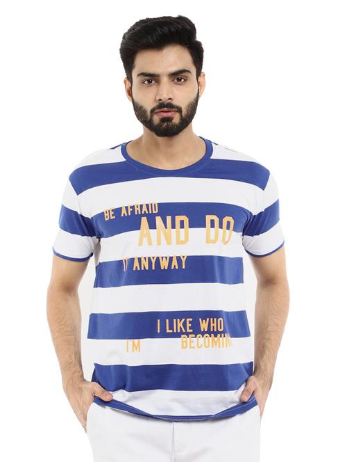 round neck printed regular t-shirt - 19479305 - Very Small Image - 1