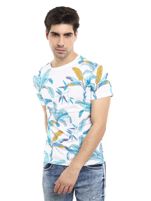 round neck printed regular t-shirt - 19479330 - Very Small Image - 1