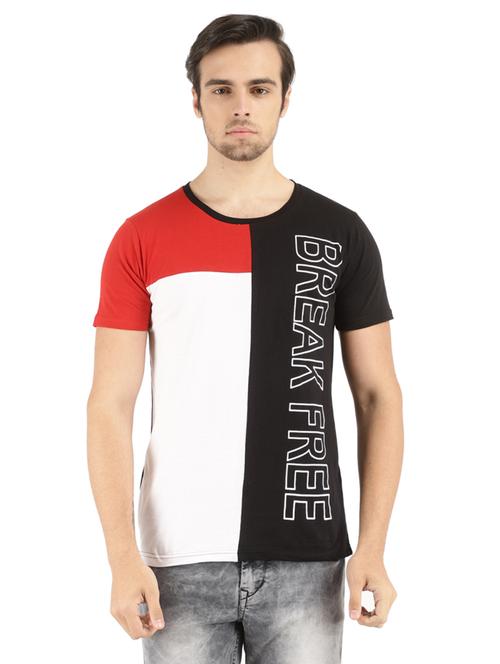 round neck printed regular t-shirt - 19479957 - Very Small Image - 1