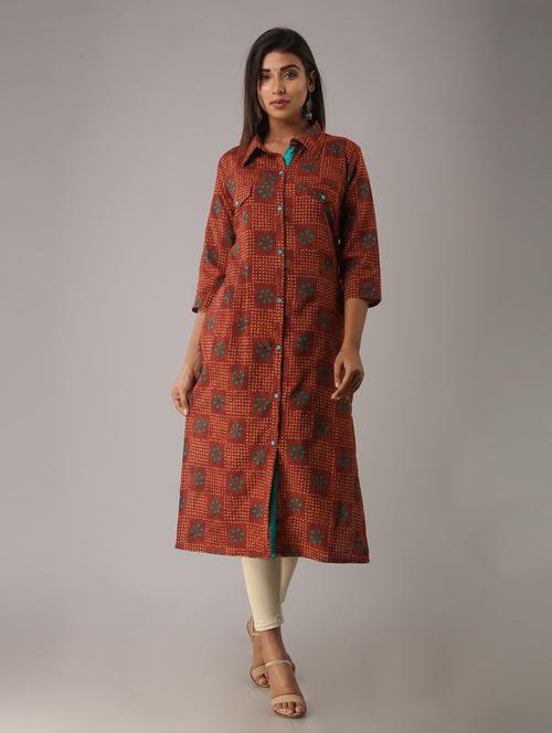women's a-line kurta - 19481949 - Very Small Image - 1