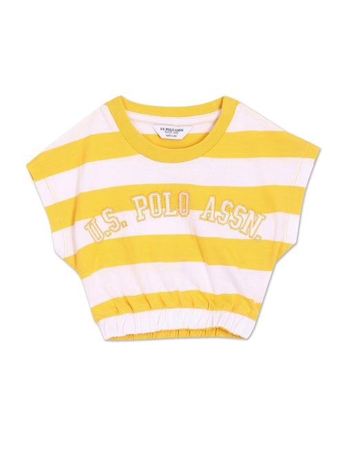 crew neck color block tee - 19482061 - Very Small Image - 1