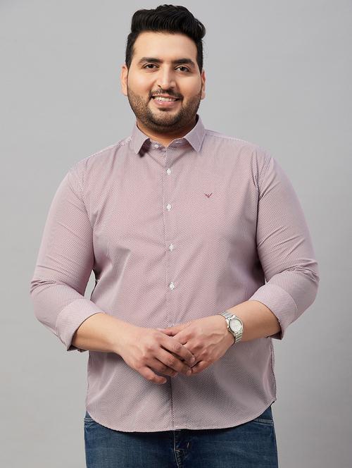 mens self design casual shirt - 19482898 - Very Small Image - 1