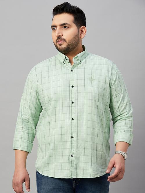 mens checks casual shirt - 19483029 - Very Small Image - 1