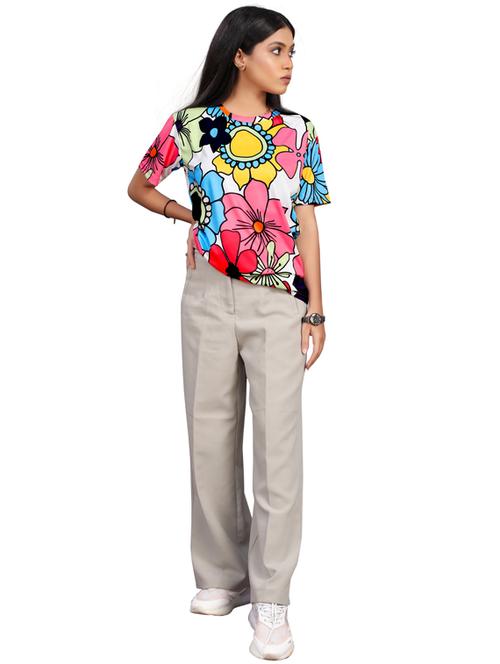 women round neck printed tee - 19483676 - Very Small Image - 1