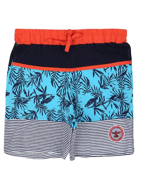 printed cotton shorts - 19485168 - Very Small Image - 1