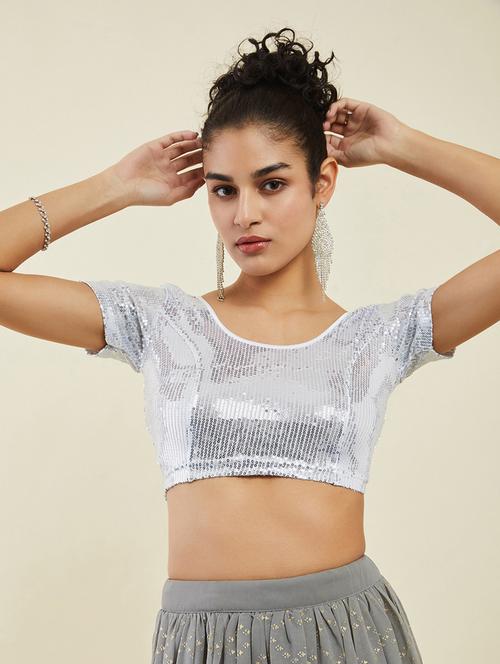 self design regular blouse - 19485405 - Very Small Image - 1