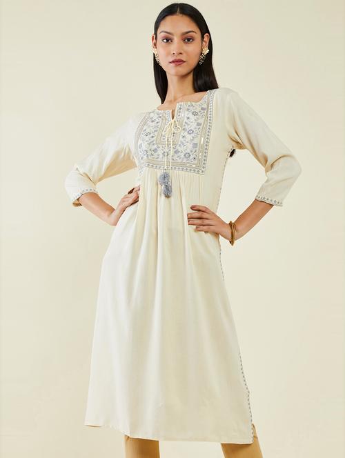 women's a-line kurta - 19485964 - Very Small Image - 1