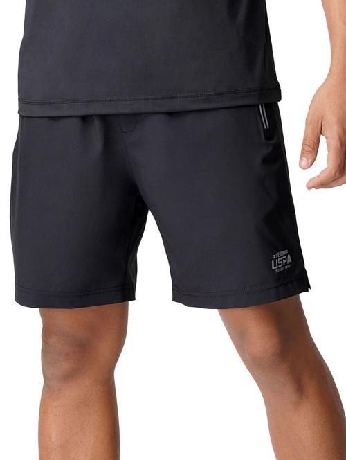 solid zipper pocket shorts  - 19486273 - Very Small Image - 1
