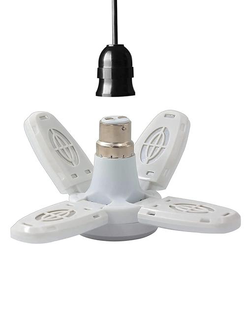 rsct white led b22 foldable 4 leaf fan ceiling light with angle adjustable 25w ac 160 - 265 v - 19487103 - Very Small Image - 1