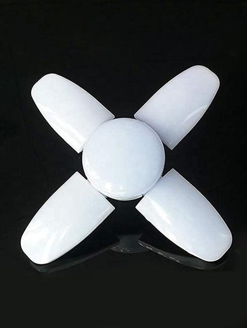 rsct white led b22 foldable 4 leaf fan ceiling light with angle adjustable 25w ac 160 - 265 v - 19487104 - Very Small Image - 1