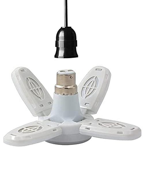 rsct white led b22 foldable 4 leaf fan ceiling light with angle adjustable 25w ac 160 - 265 v - 19487107 - Very Small Image - 1