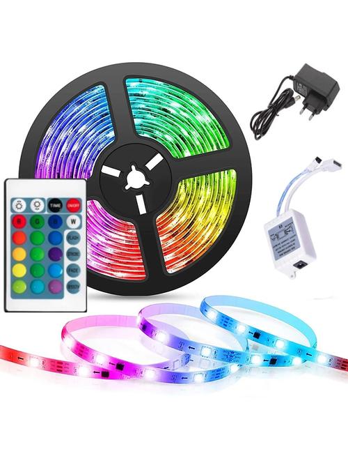 rsct plastic corded electric colour changing multi led strip light - 19487315 - Very Small Image - 1