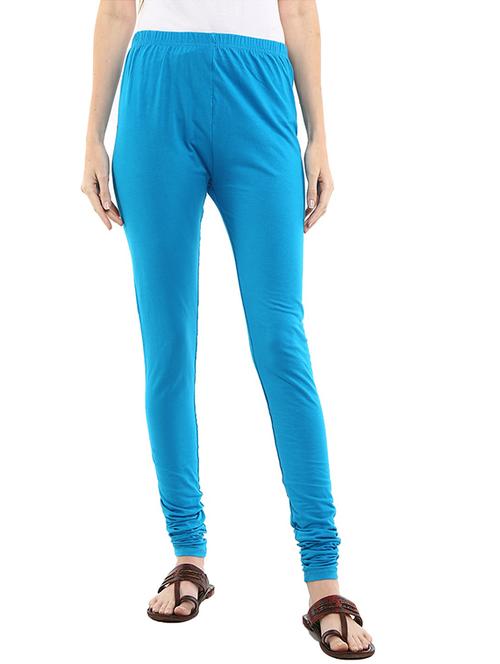 solid cotton churidar legging - 19487661 - Very Small Image - 1