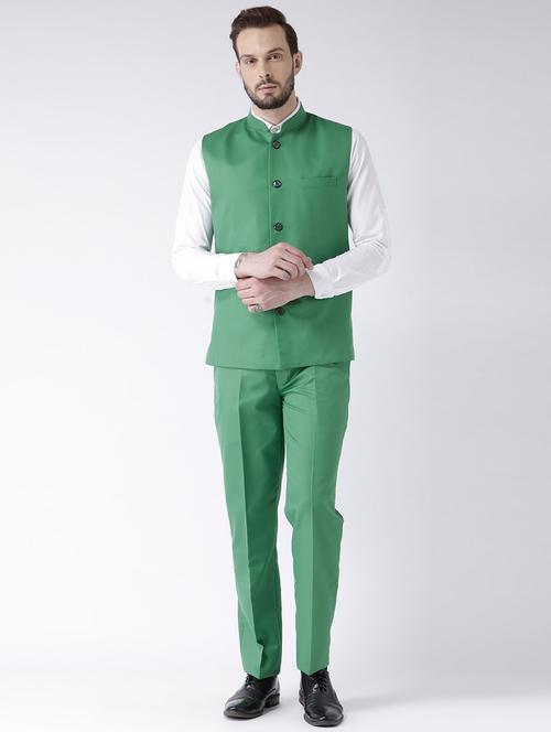 green solid 2-piece suits suit - 19488594 - Very Small Image - 1
