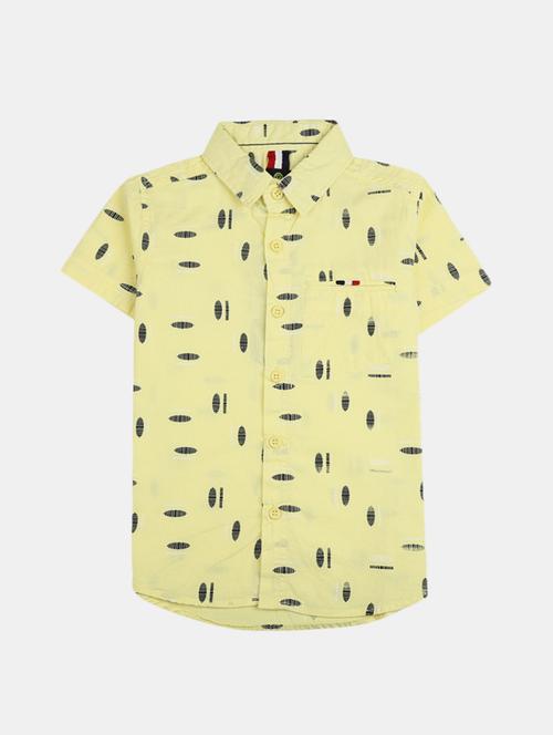 yellow printed shirt - 19489525 - Very Small Image - 1