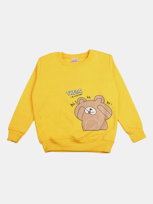 yellow printed sweatshirt - 19491746 - Very Small Image - 1