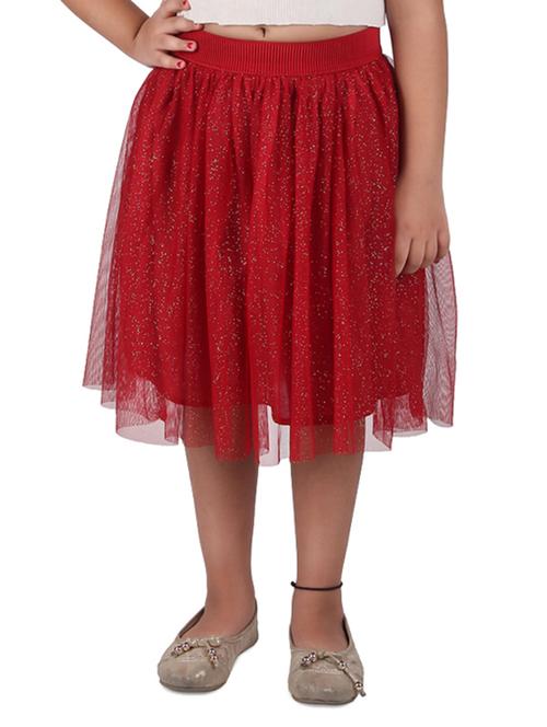 red printed skirt - 19491826 - Very Small Image - 1