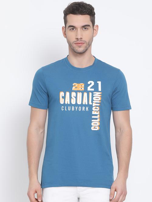 round neck printed regular t-shirt - 19492038 - Very Small Image - 1