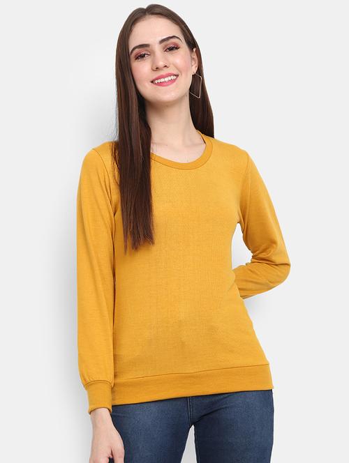 yellow cotton pullover - 19492227 - Very Small Image - 1
