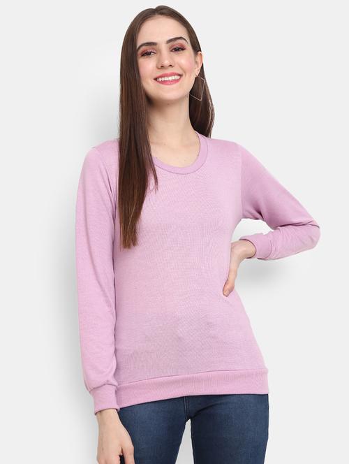 purple cotton pullover - 19492232 - Very Small Image - 1