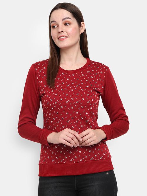 red cotton pullover - 19492236 - Very Small Image - 1
