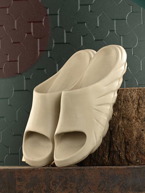 beige croslite slip on flip flops - 19492509 - Very Small Image - 1