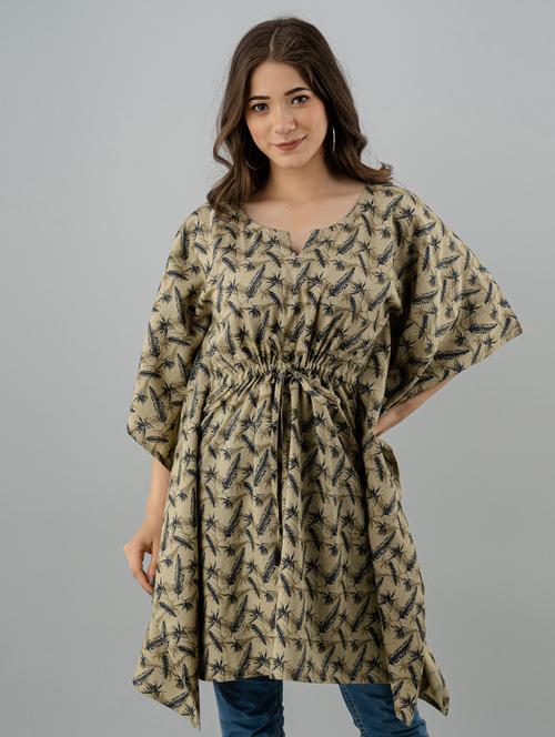 women printed kaftan - 19493468 - Very Small Image - 1